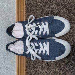 Michael Kors Denim Blue Sneakers Size 6.5